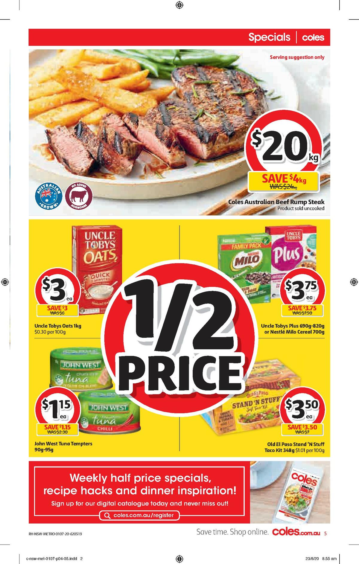 Coles Catalogues from 1 July