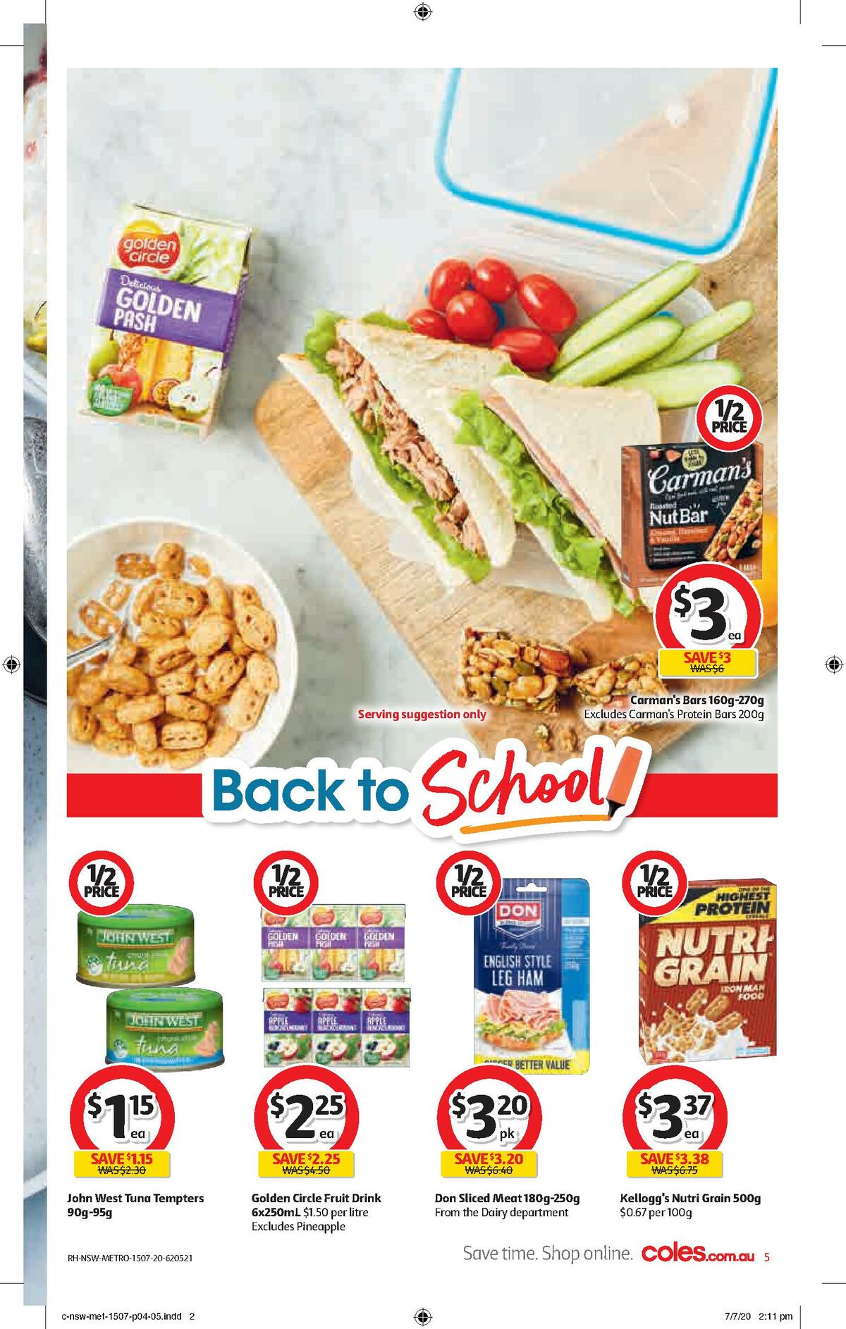 Coles Catalogues from 15 July