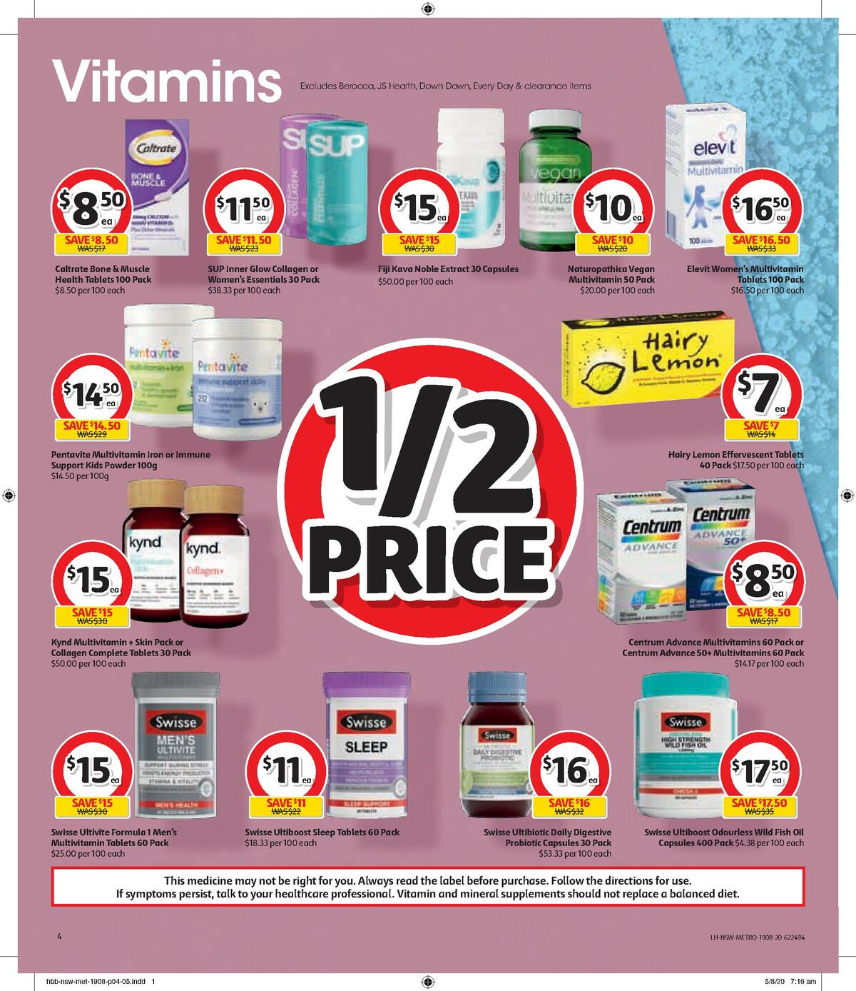 Coles Health & Beauty Catalogues from 19 August