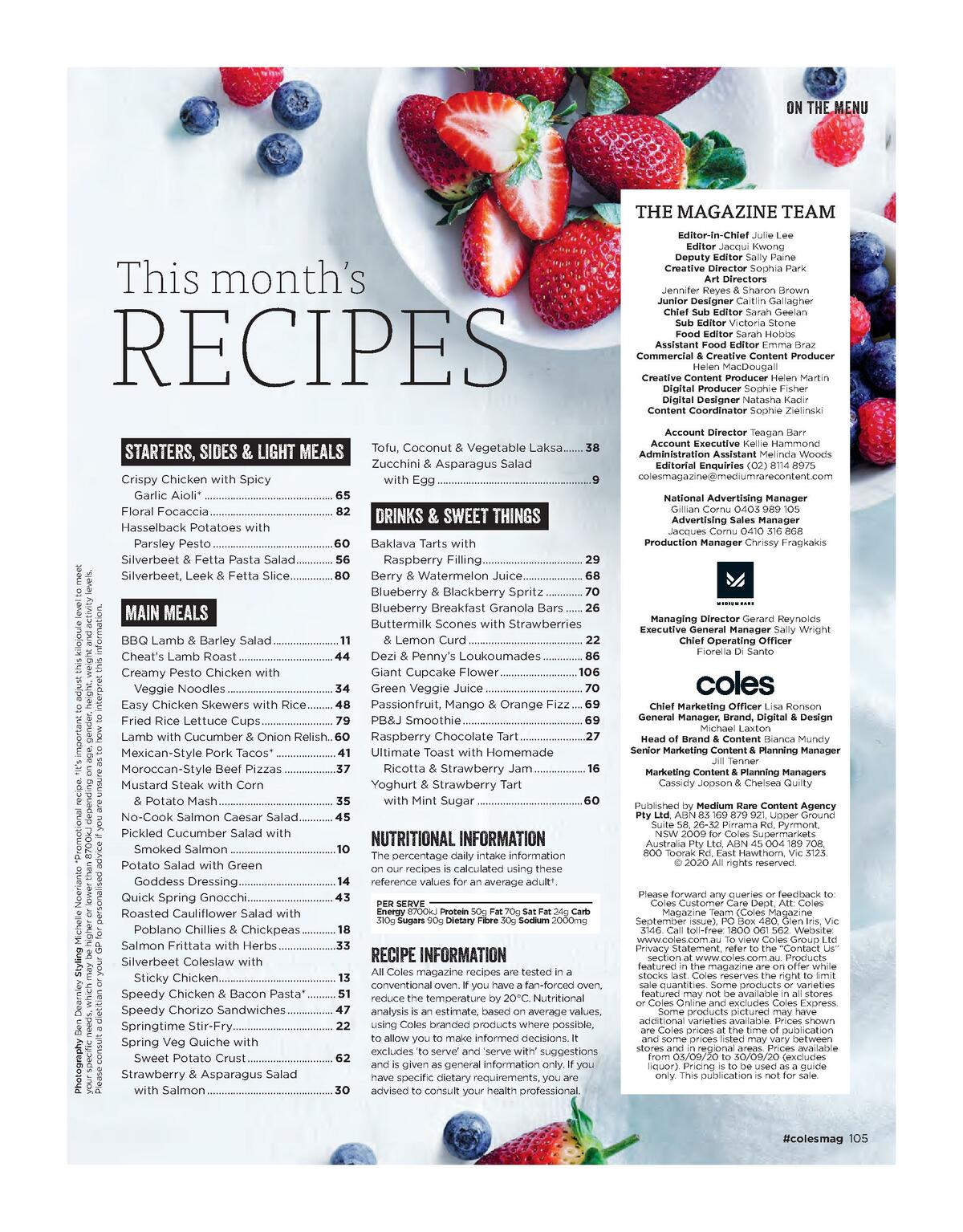 Coles Magazine September Catalogues from 1 September