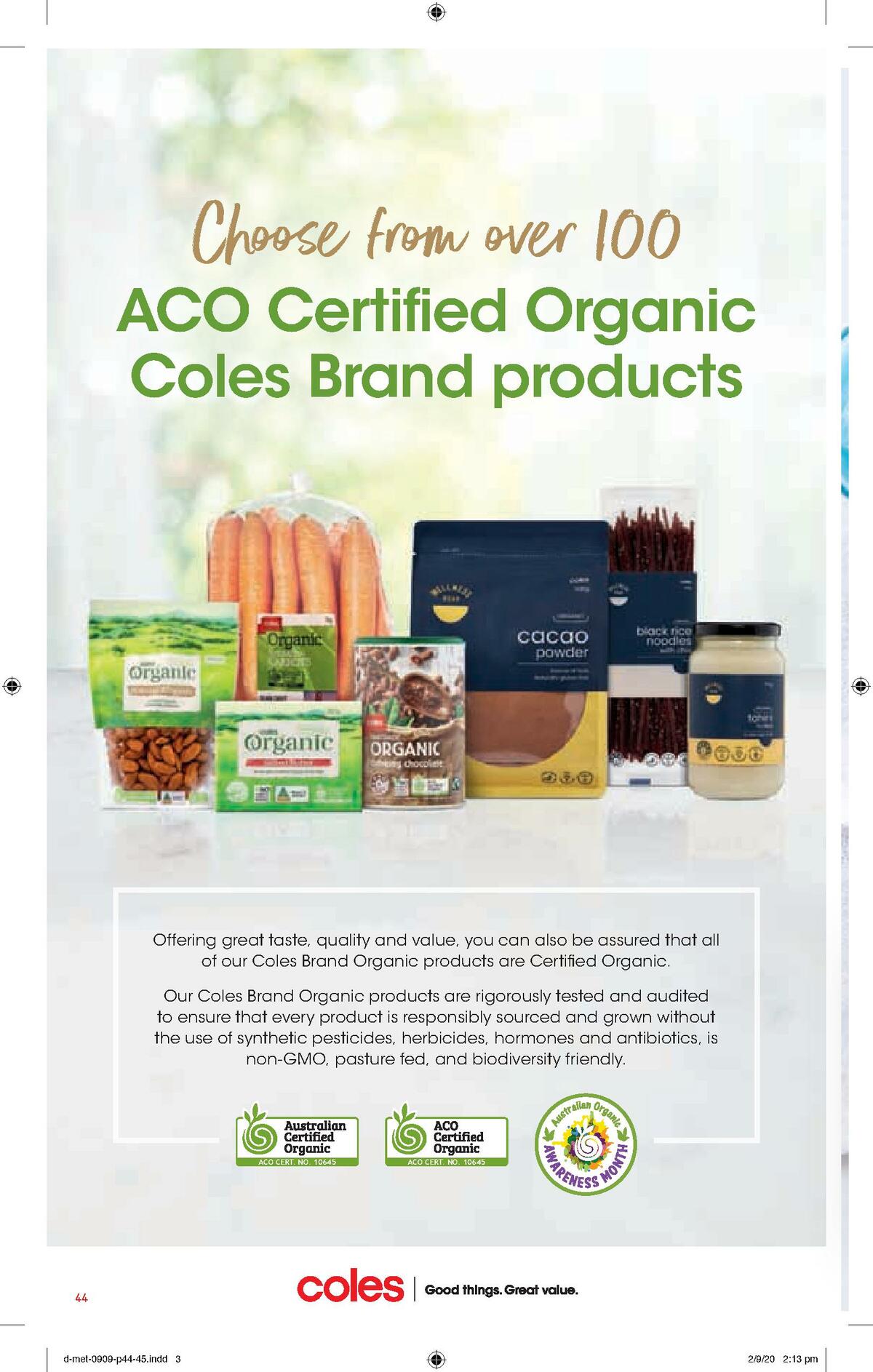 Coles Catalogues from 9 September
