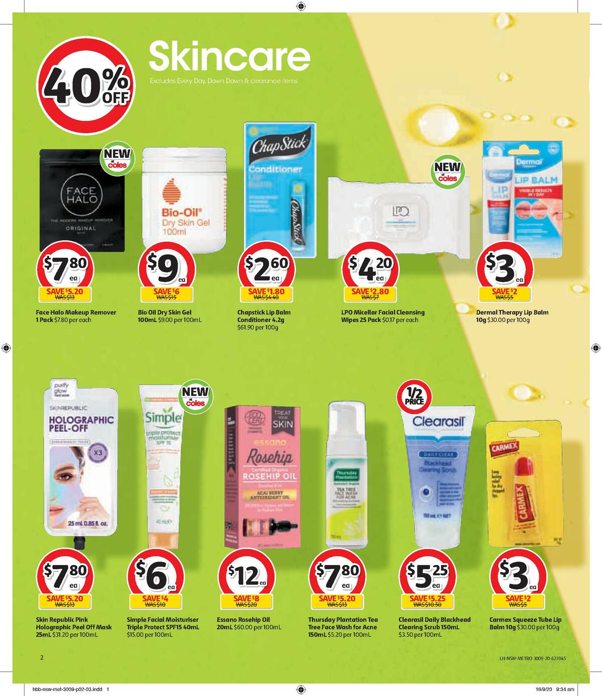 Coles Health & Beauty Catalogues from 30 September