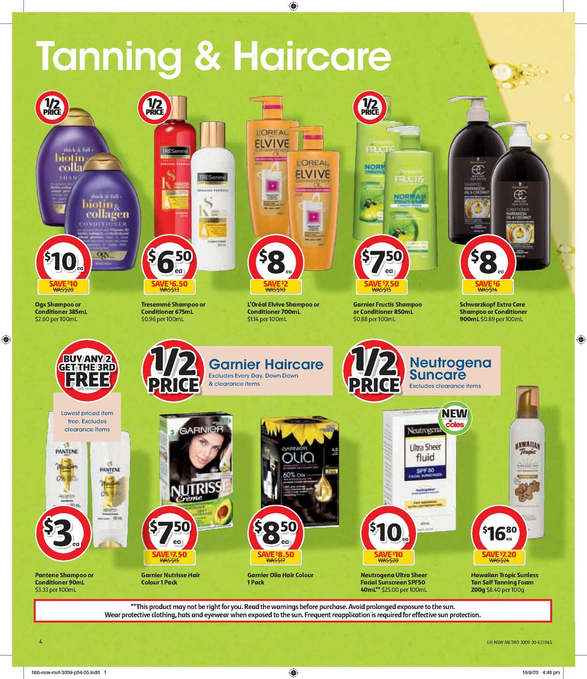 Coles Health & Beauty Catalogues from 30 September