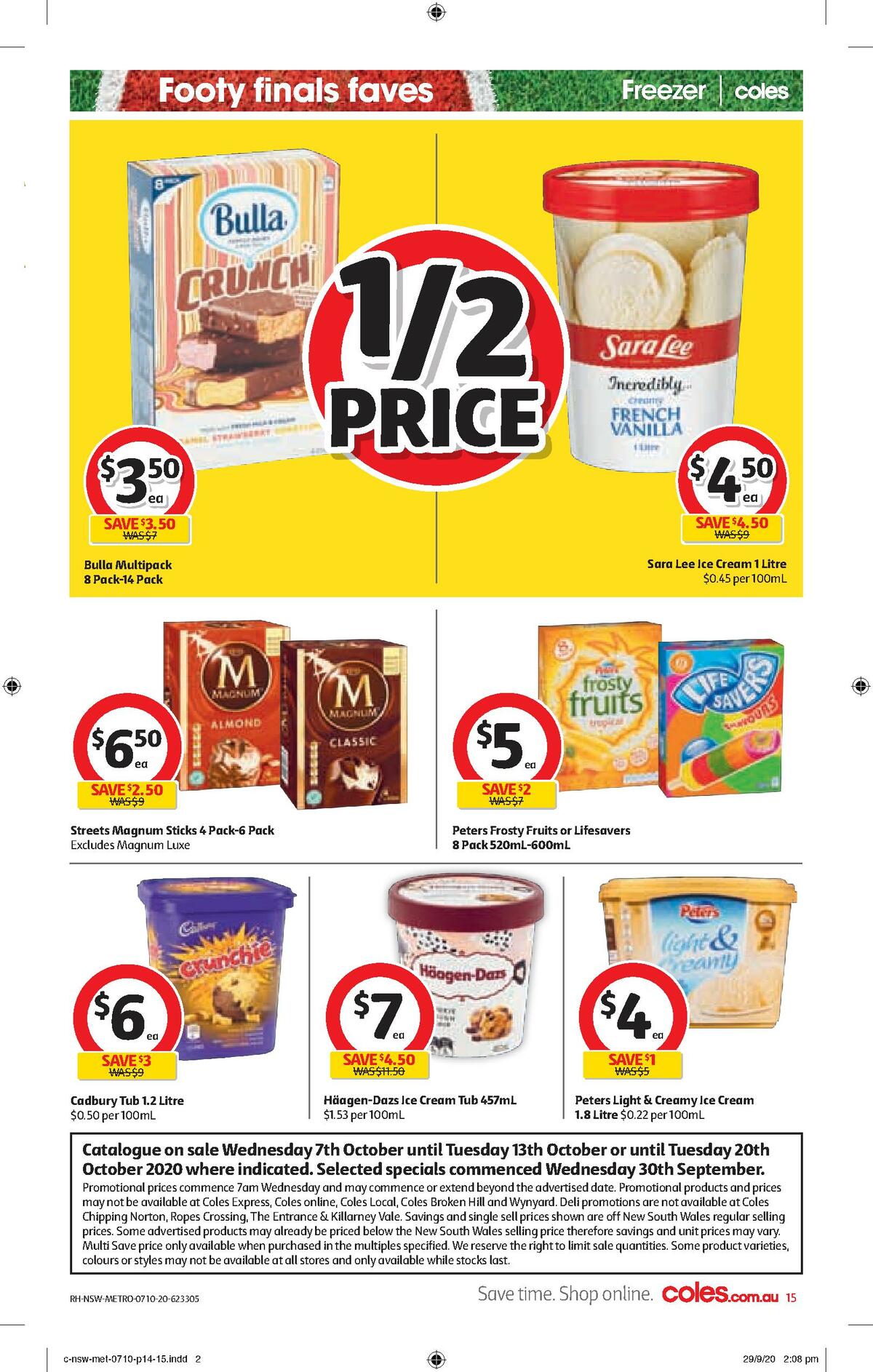 Coles Catalogues from 7 October