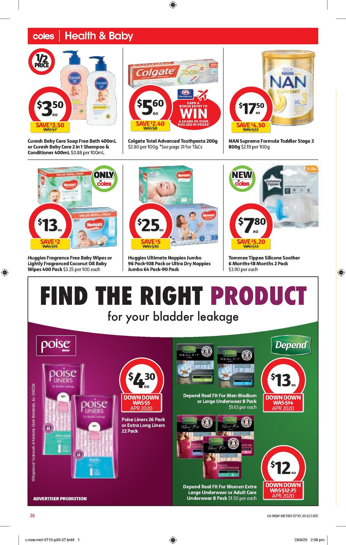 Coles Catalogues from 7 October