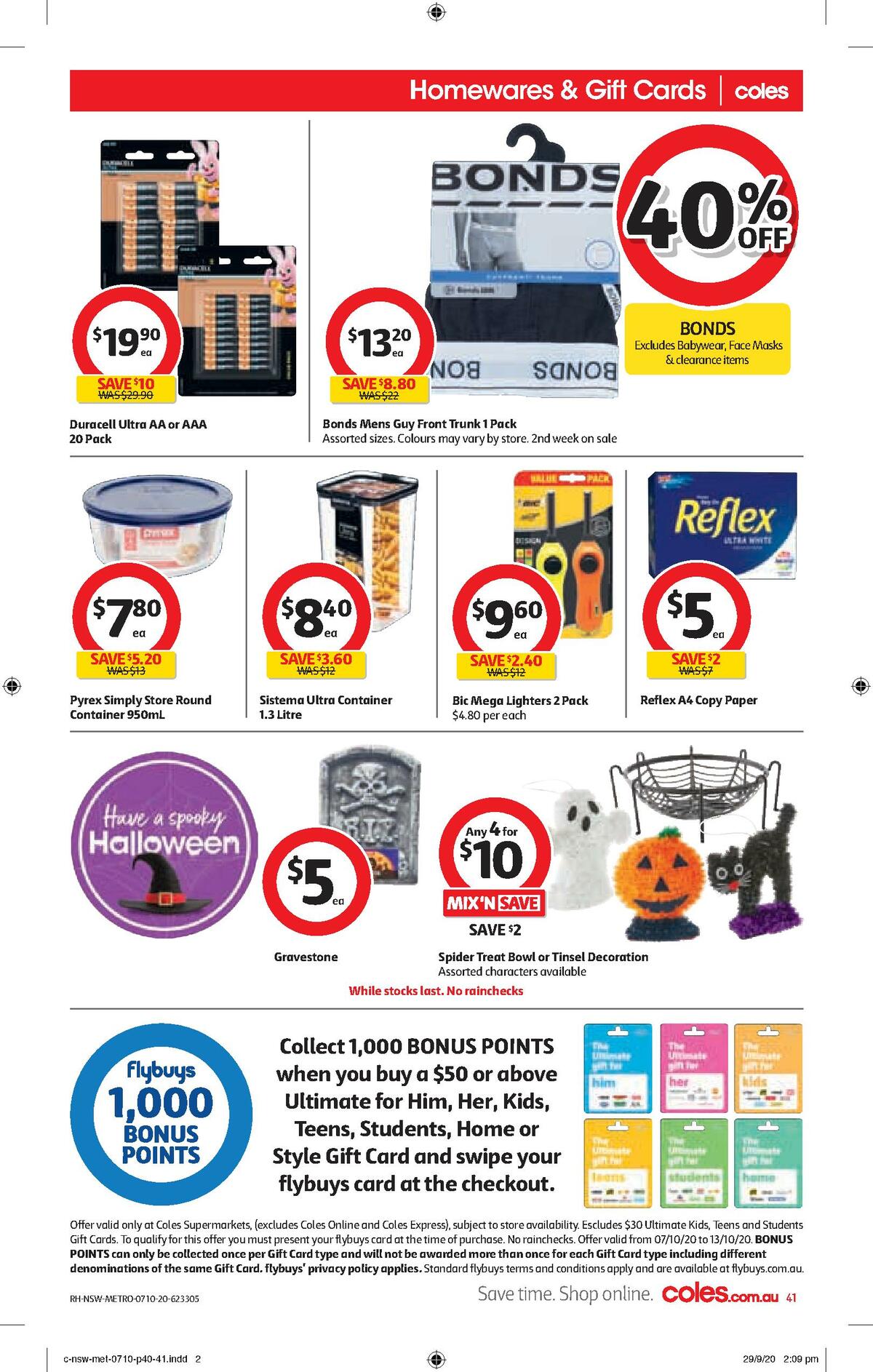 Coles Catalogues from 7 October