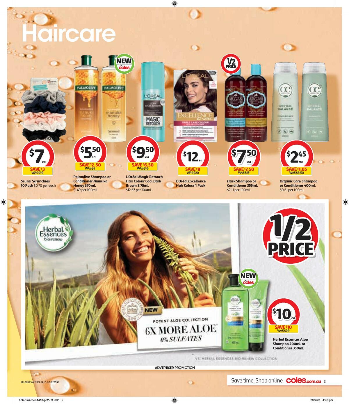 Coles Health & Beauty Catalogues from 14 October