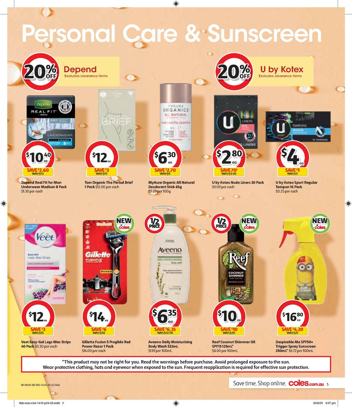 Coles Health & Beauty Catalogues from 14 October