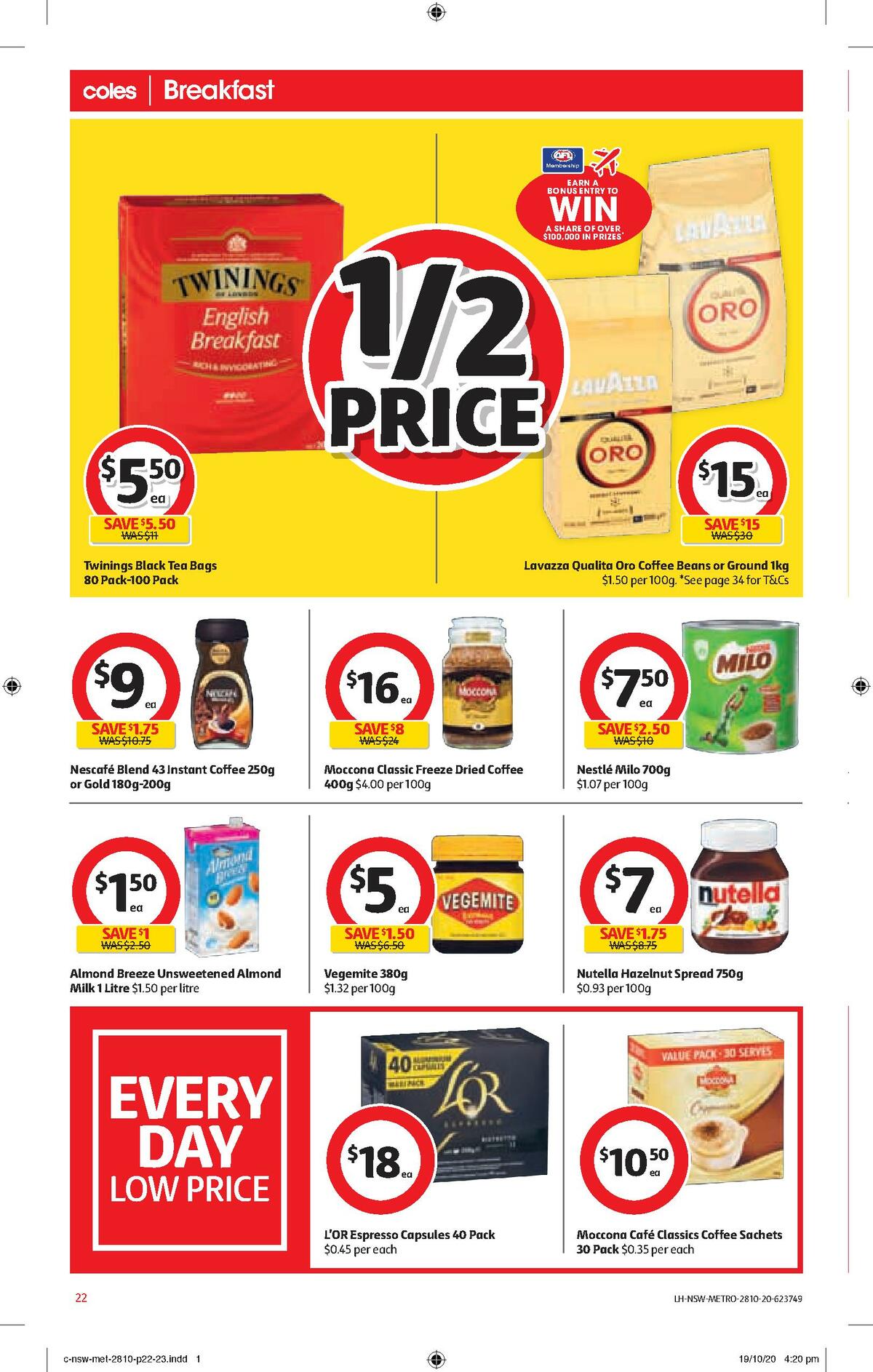Coles Catalogues from 28 October