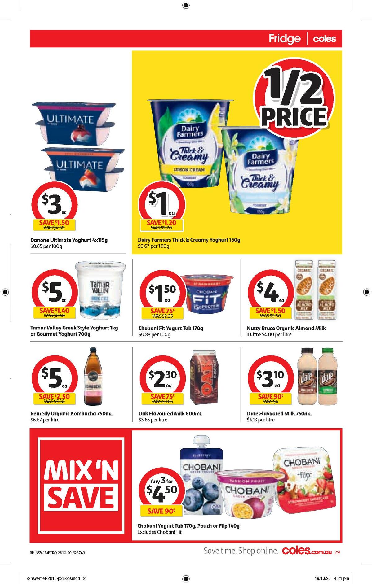 Coles Catalogues from 28 October