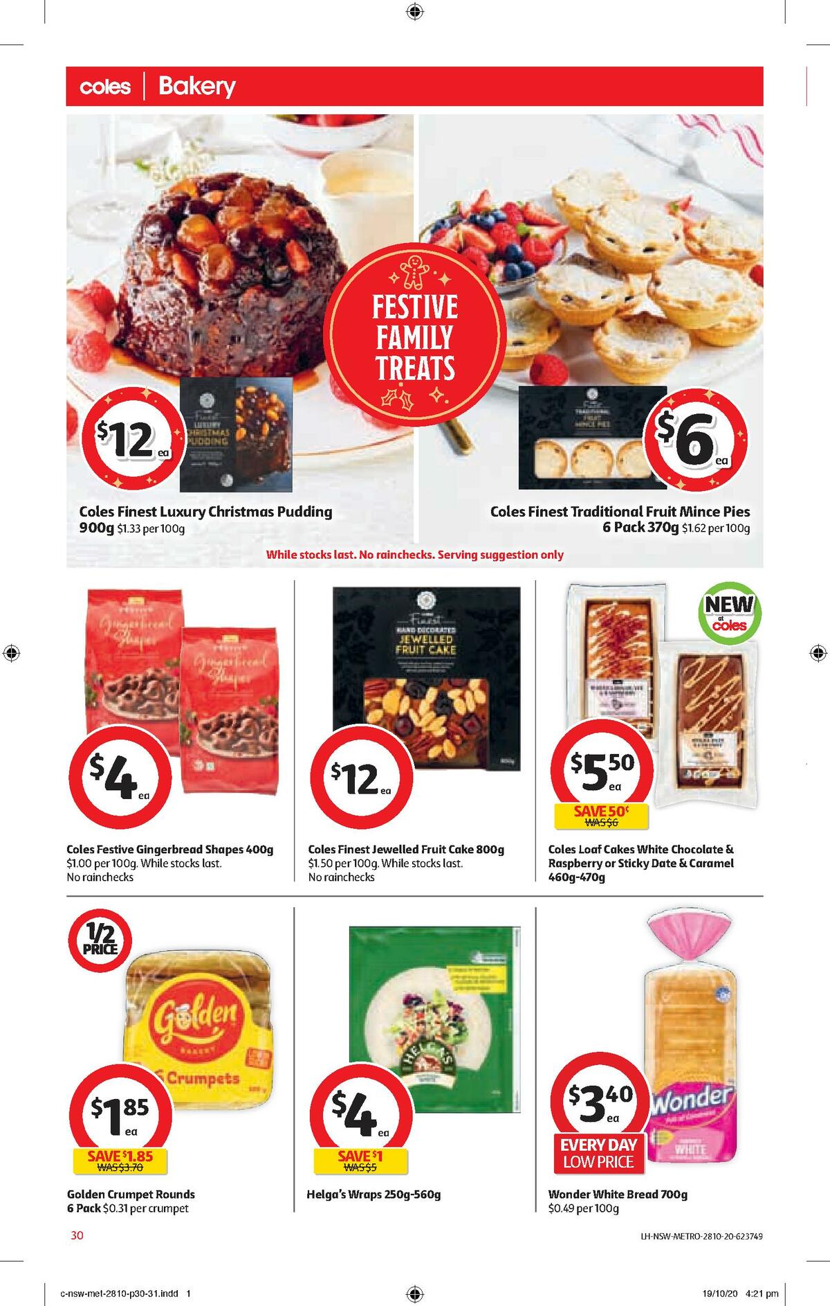 Coles Catalogues from 28 October