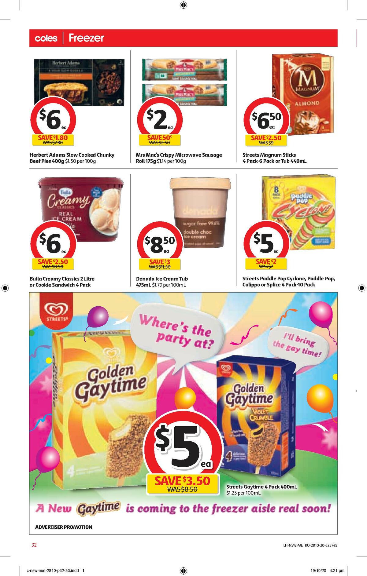 Coles Catalogues from 28 October