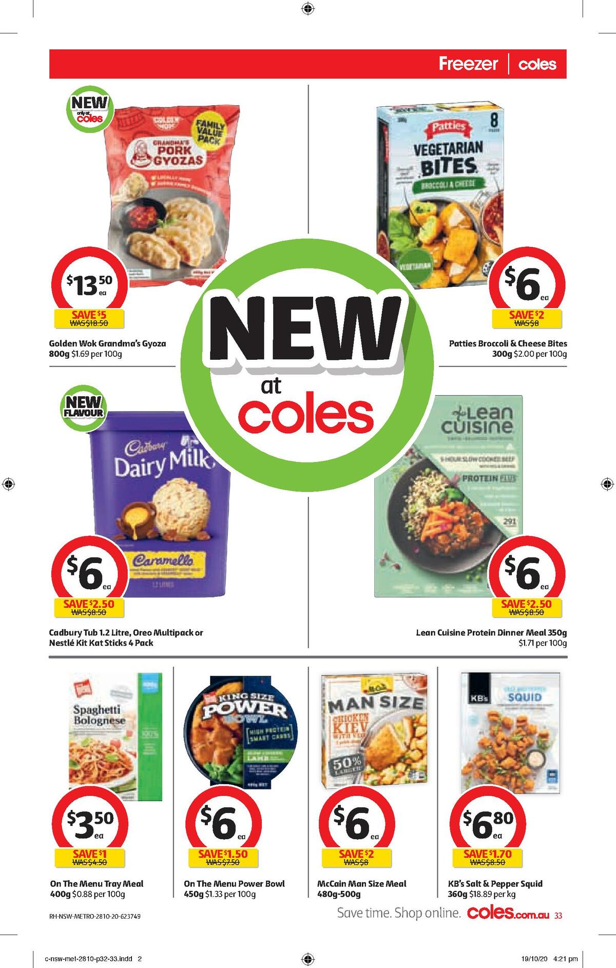 Coles Catalogues from 28 October