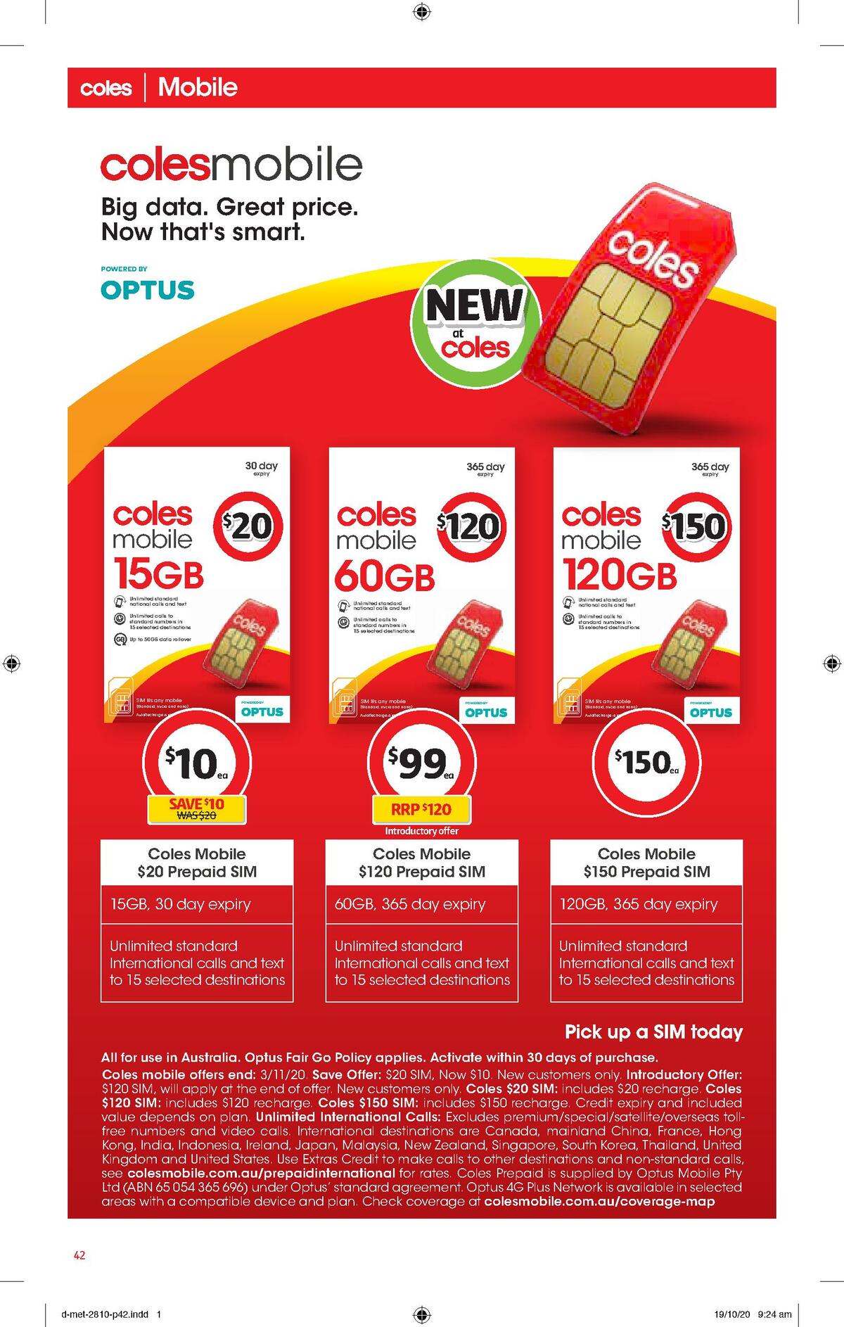 Coles Catalogues from 28 October