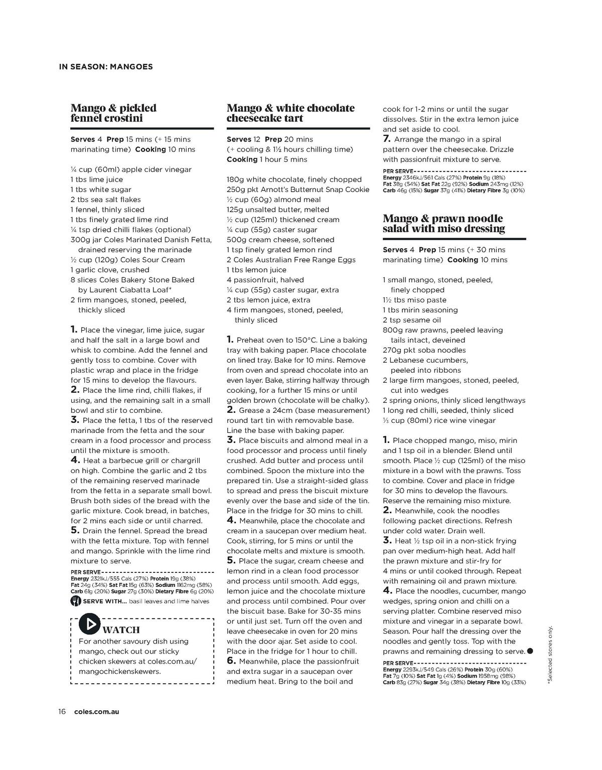 Coles Magazine November Catalogues from 1 November