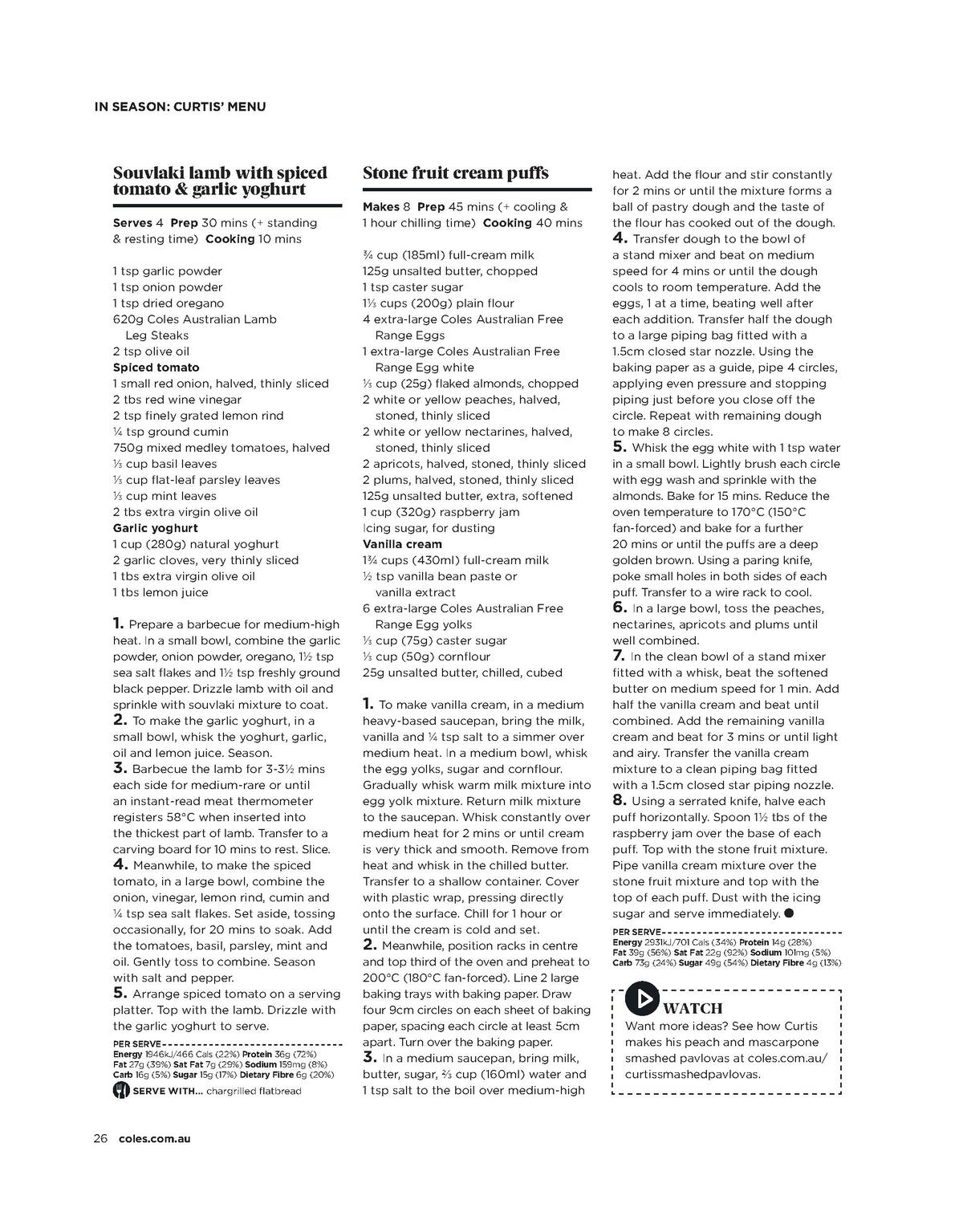 Coles Magazine November Catalogues from 1 November