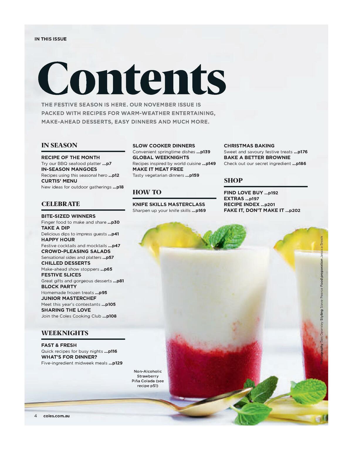 Coles Magazine November Catalogues from 1 November