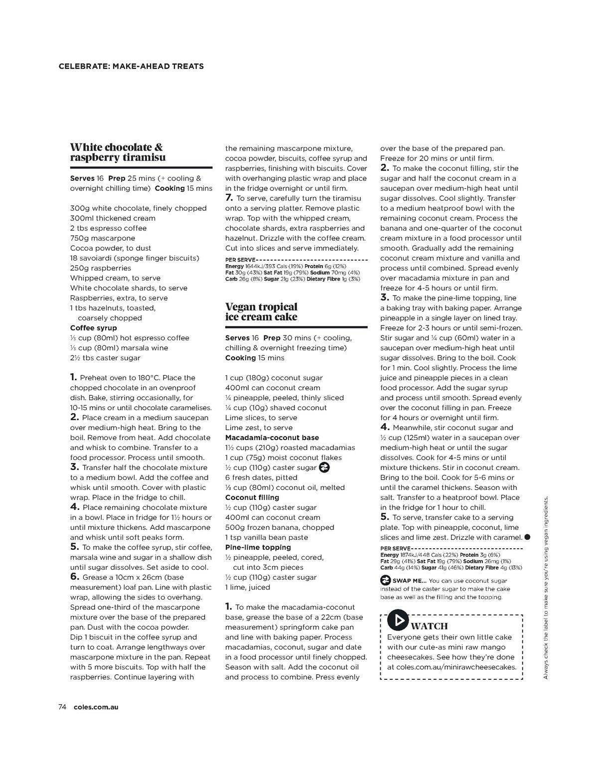 Coles Magazine November Catalogues from 1 November