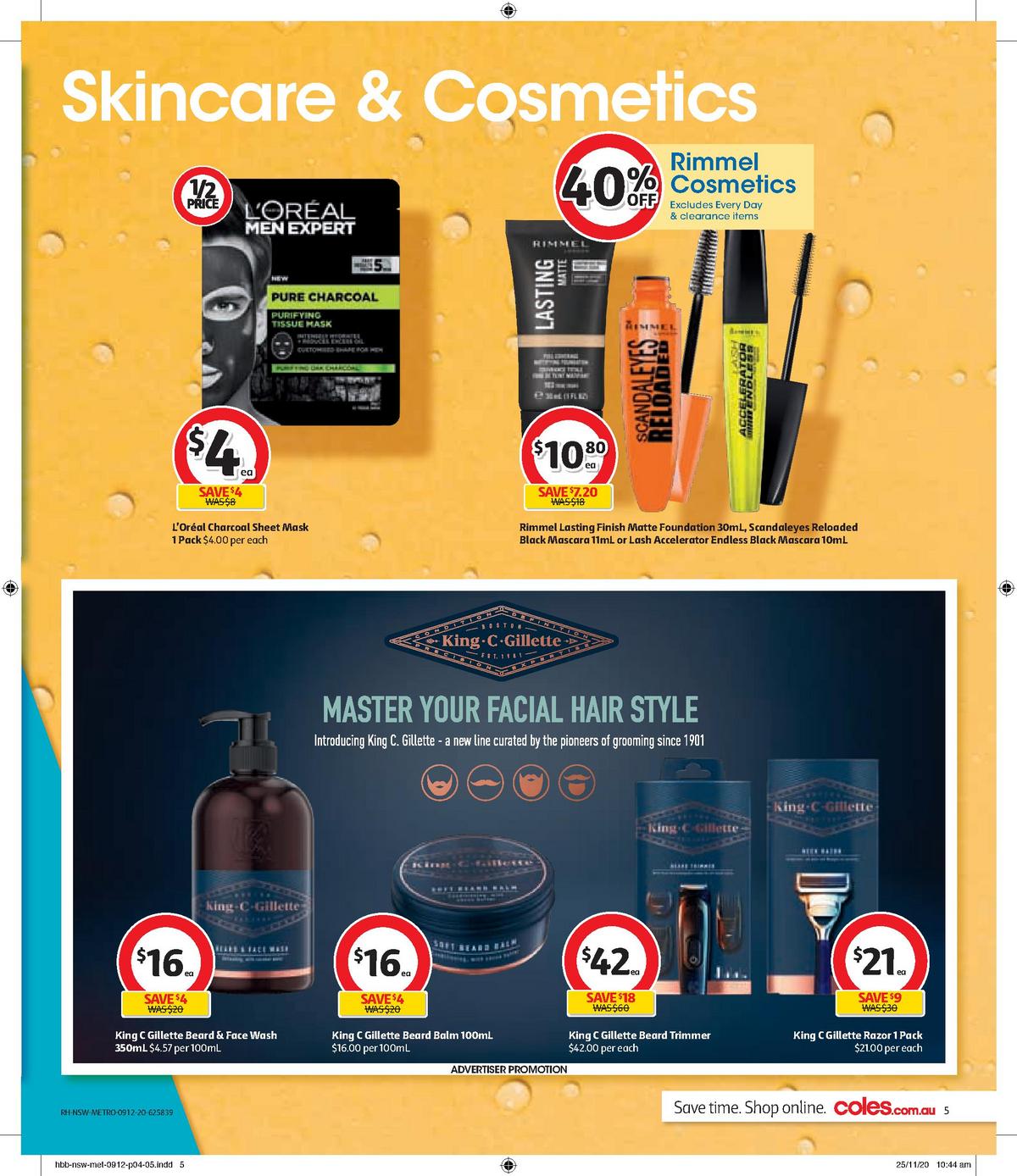 Coles Health & Beauty Catalogues from 9 December