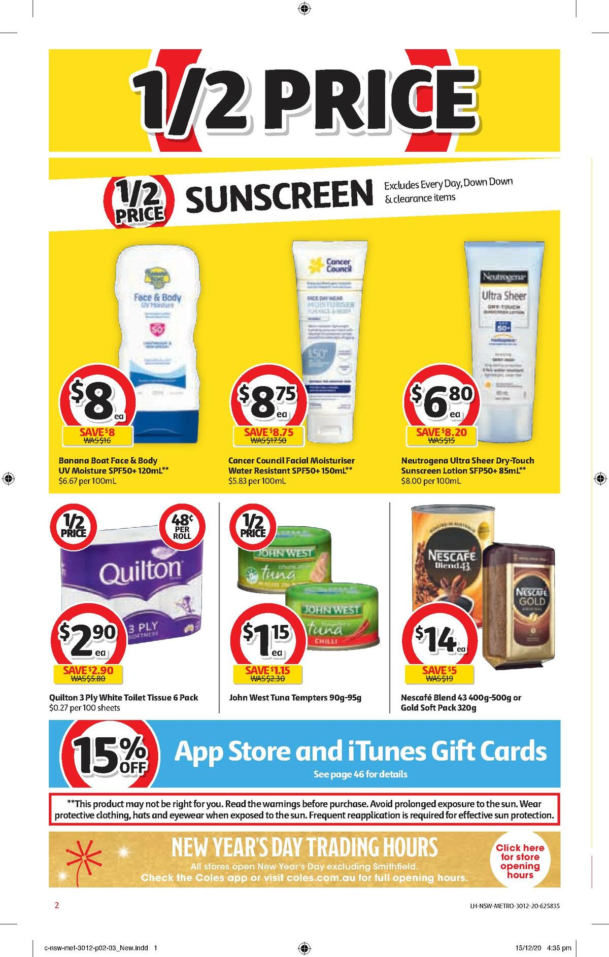 Coles Catalogues from 30 December