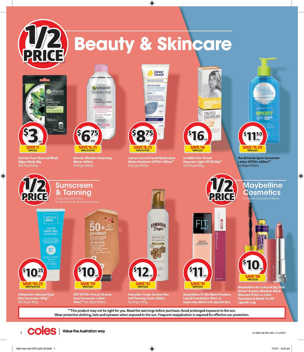 Coles Health & Beauty Catalogues from 20 January