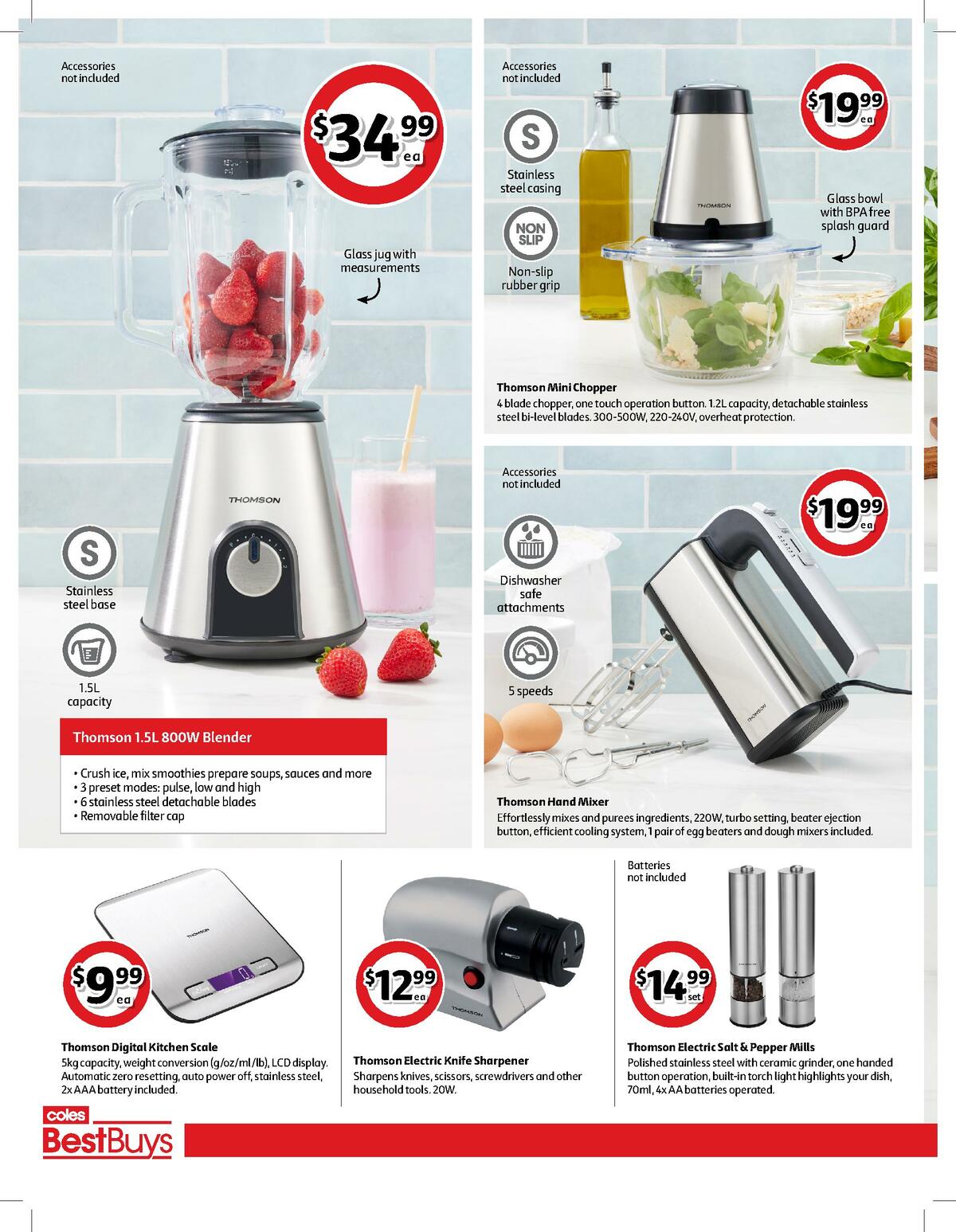 Coles Best Buys - Cookware and Appliances Catalogues from 5 February