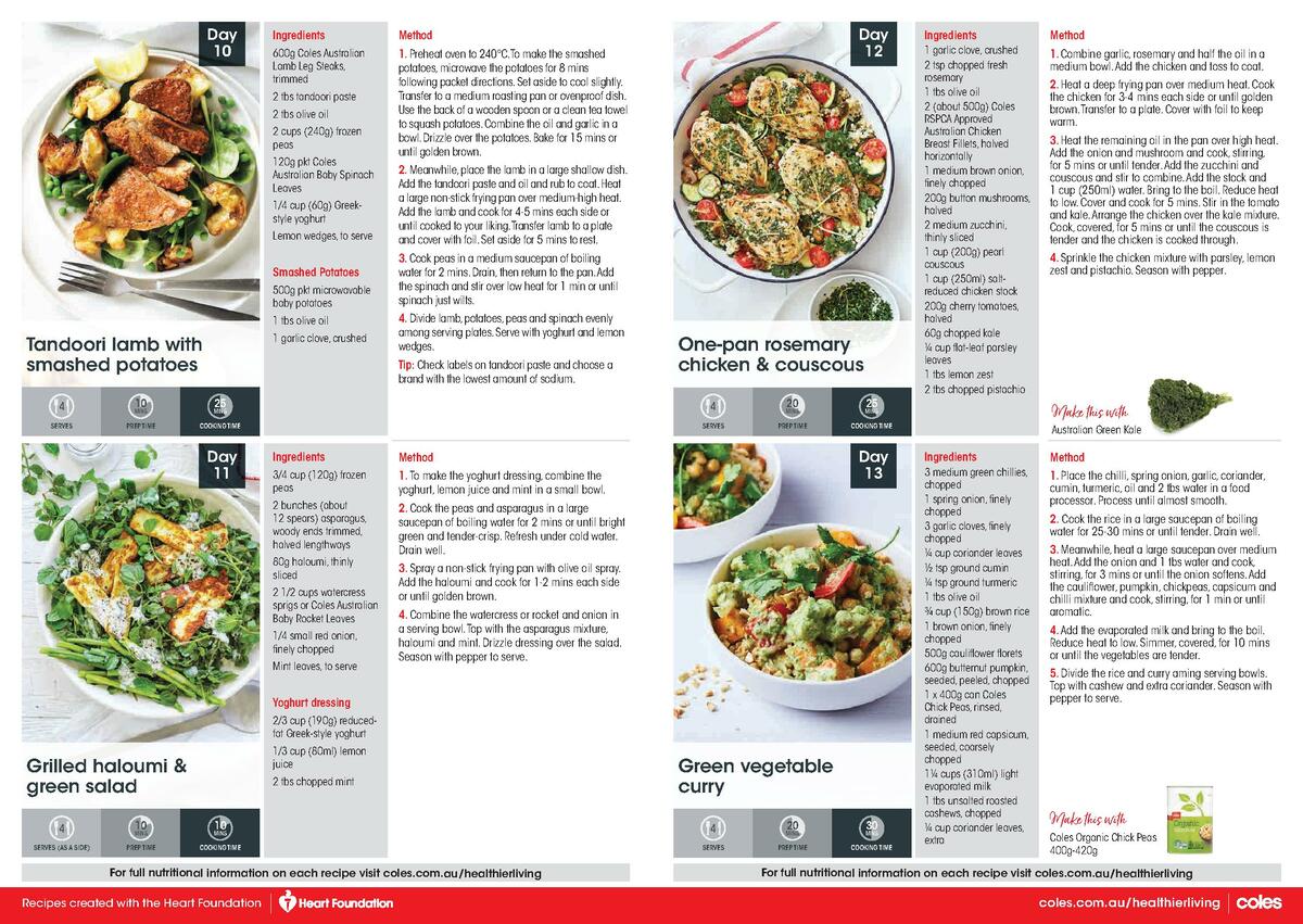 Coles Healthier Living Catalogues from 15 February