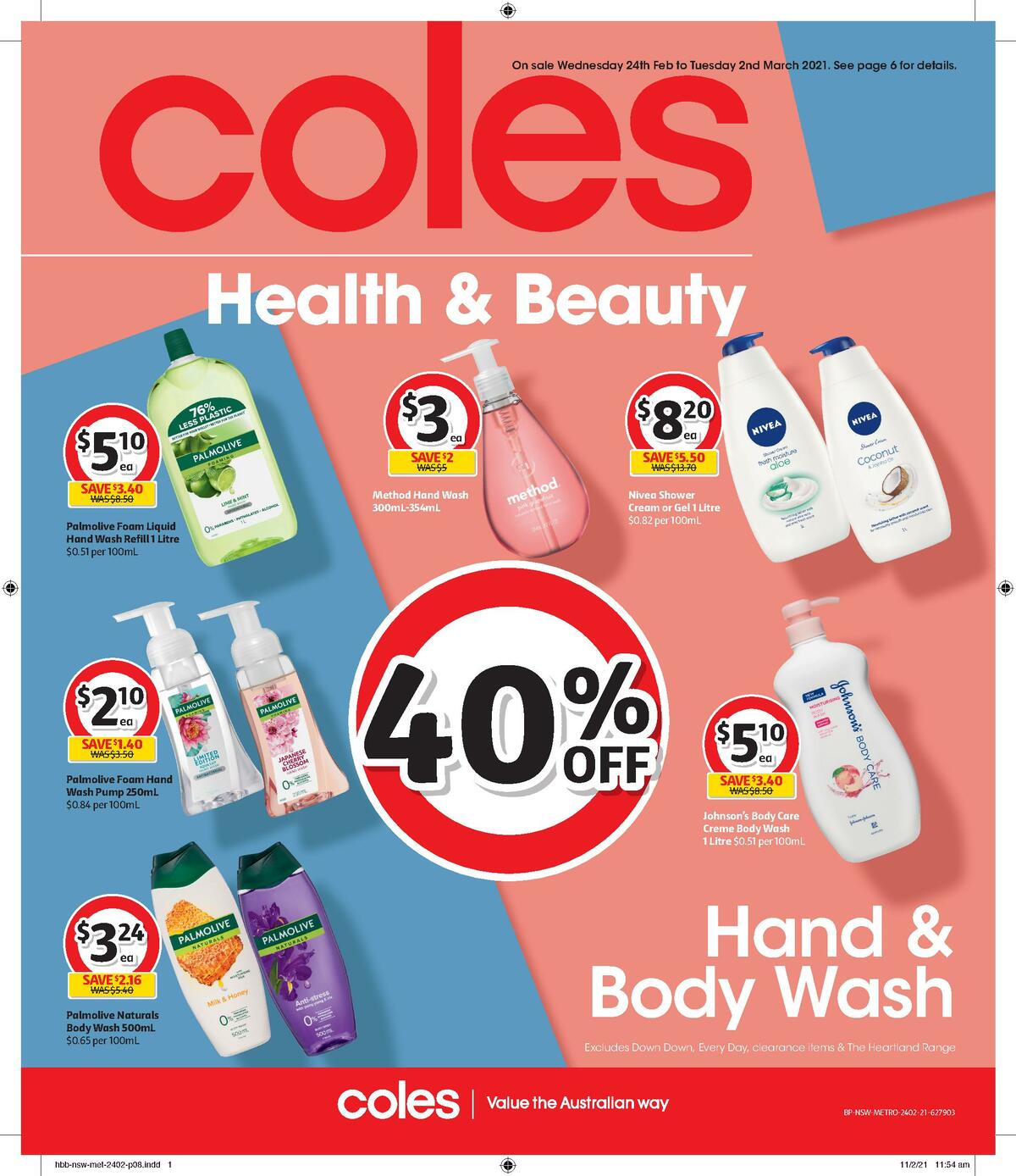 Coles Health & Beauty Catalogues from 24 February
