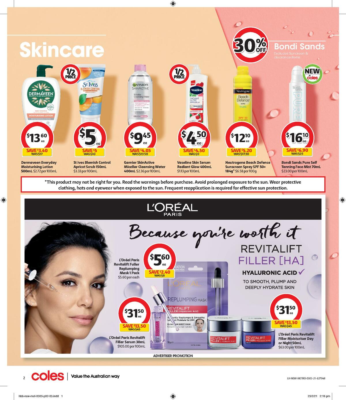 Coles Health & Beauty Catalogues from 3 March
