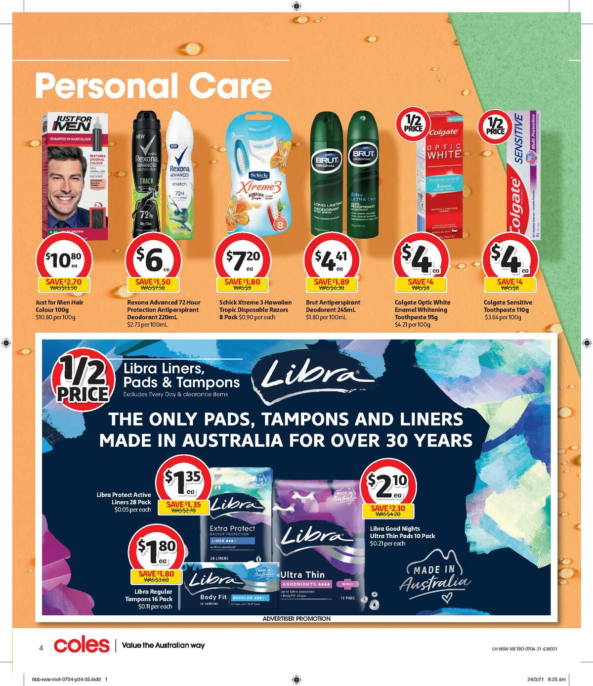 Coles Health & Beauty Catalogues from 7 April
