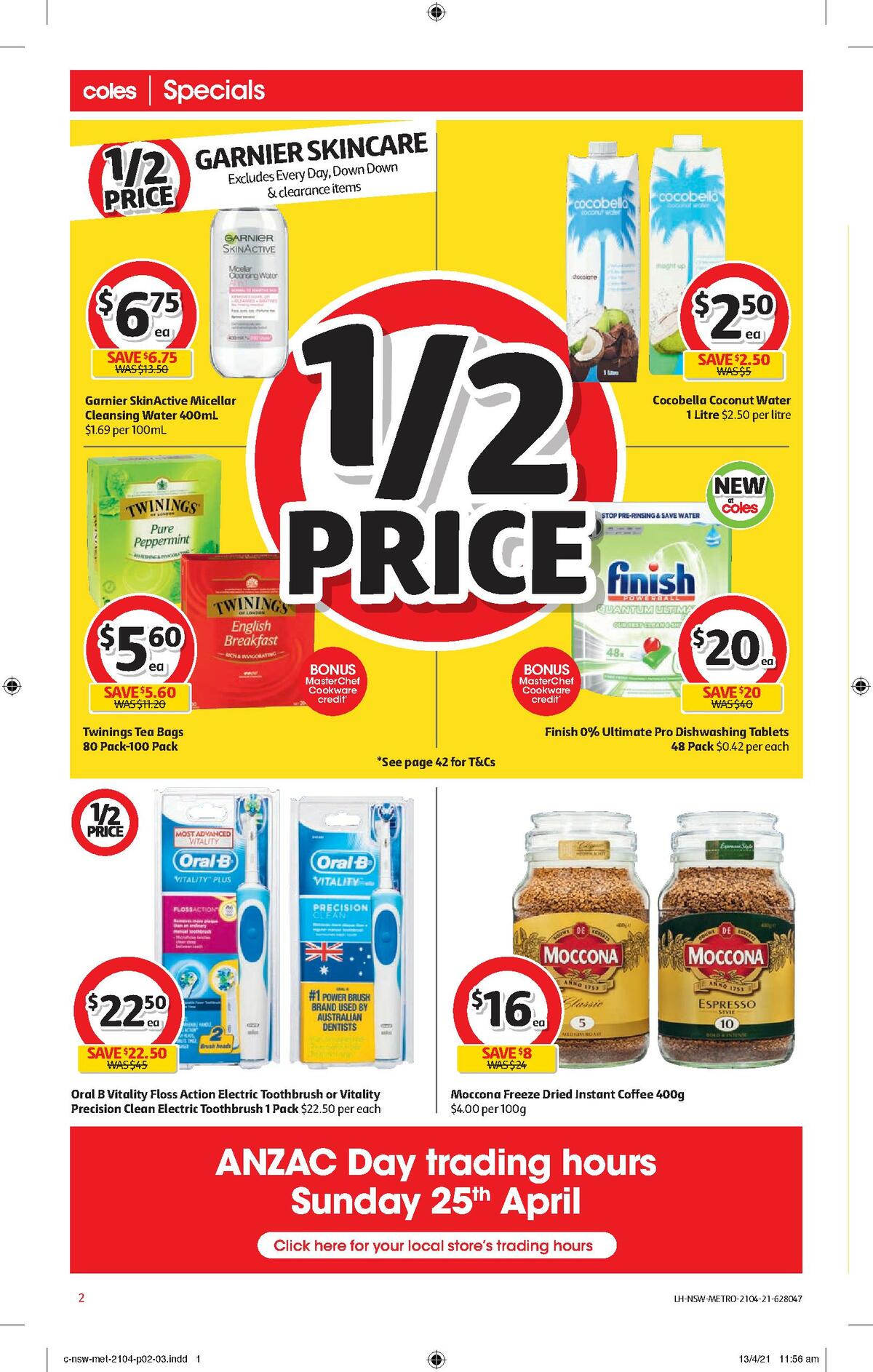 Coles Catalogues from 21 April