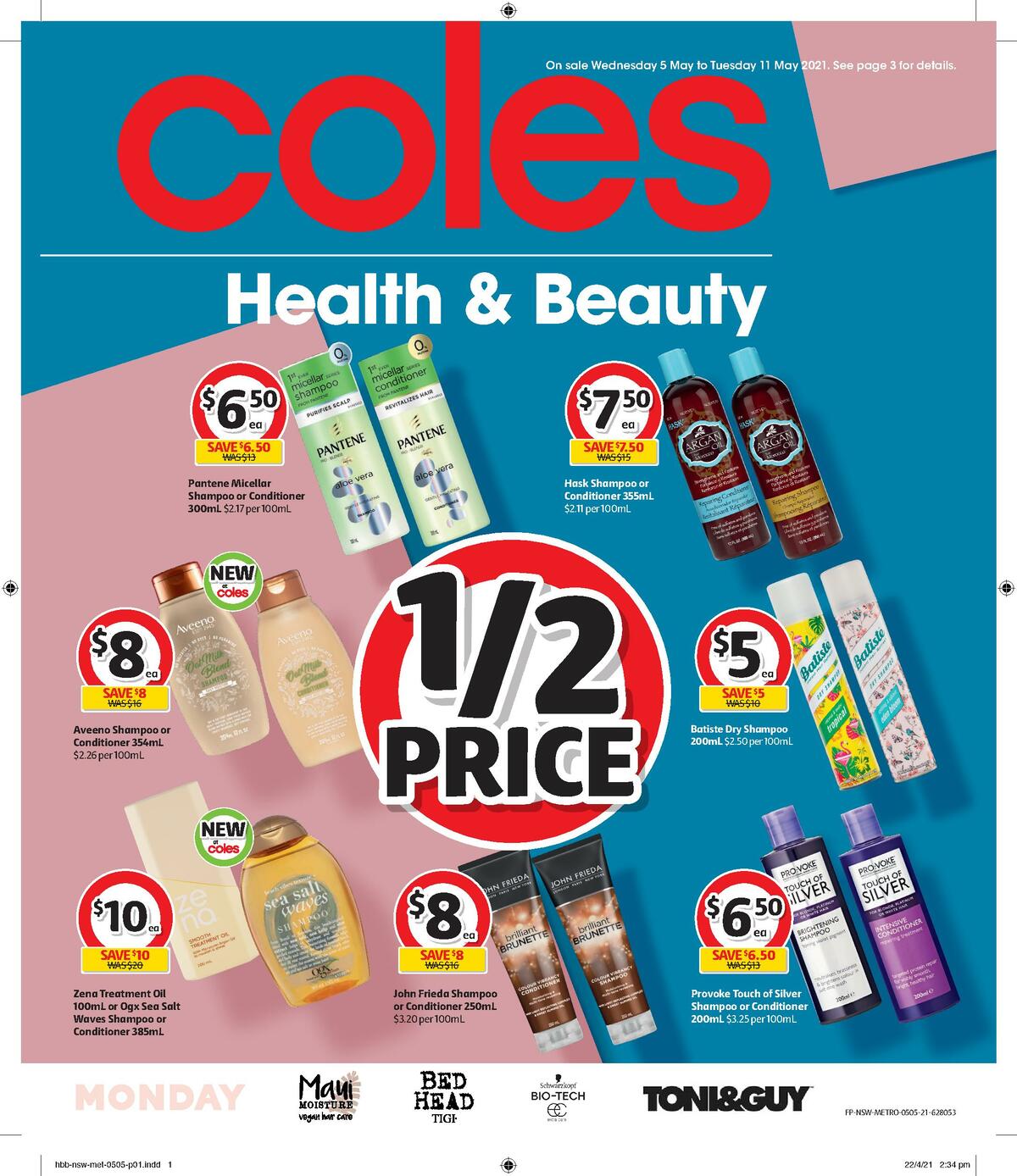Coles Health & Beauty Catalogues from 5 May