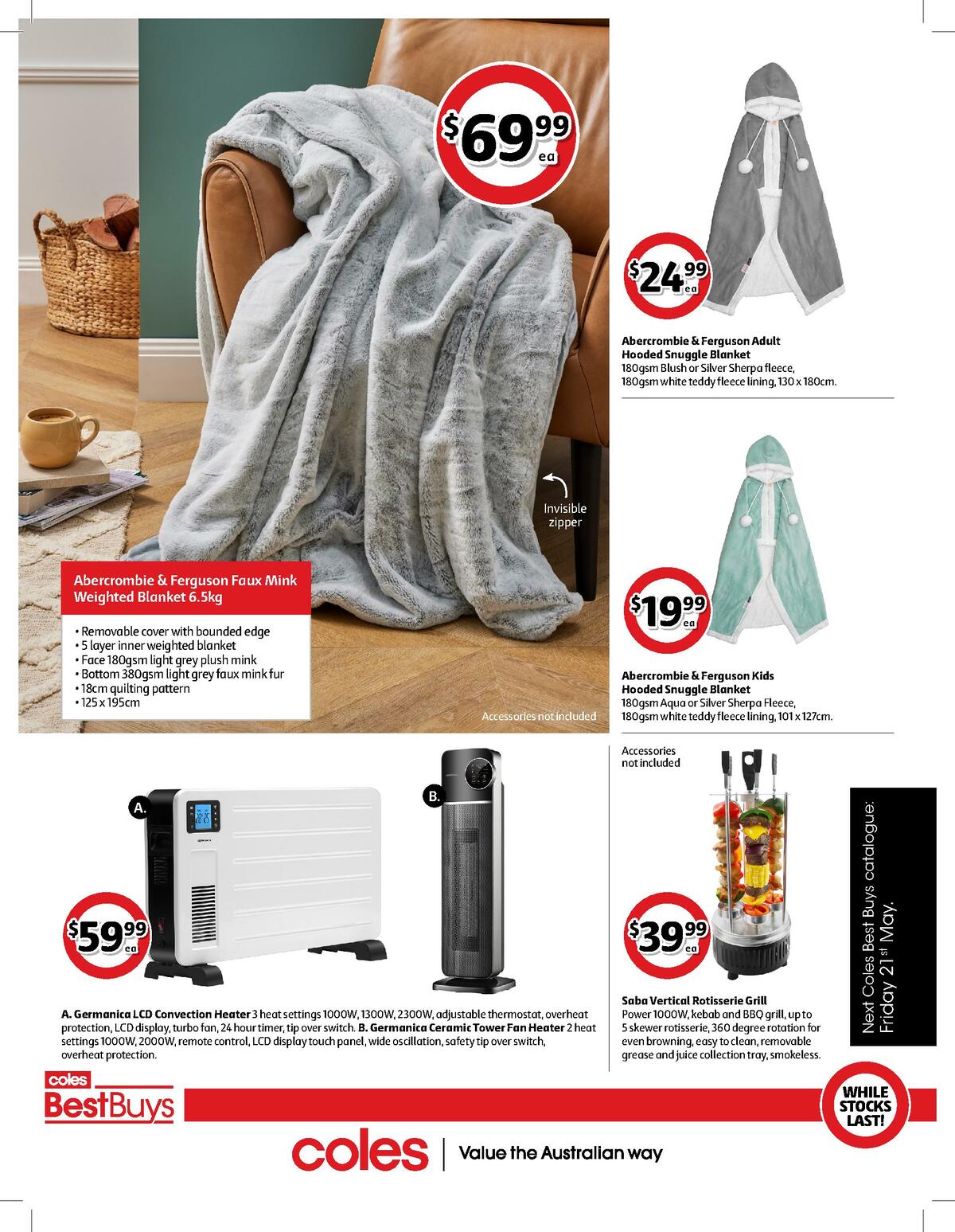 Coles Best Buys - Winter Warmers Catalogues from 7 May