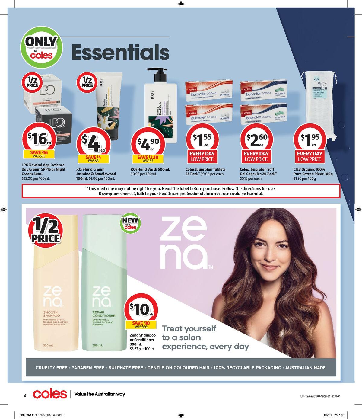 Coles Health & Beauty Catalogues from 16 June