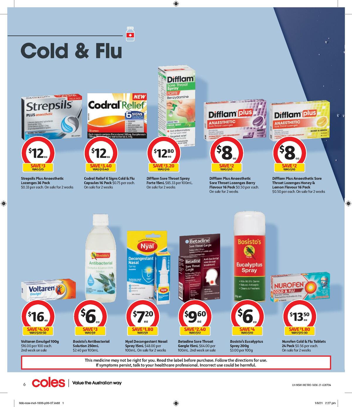Coles Health & Beauty Catalogues from 16 June