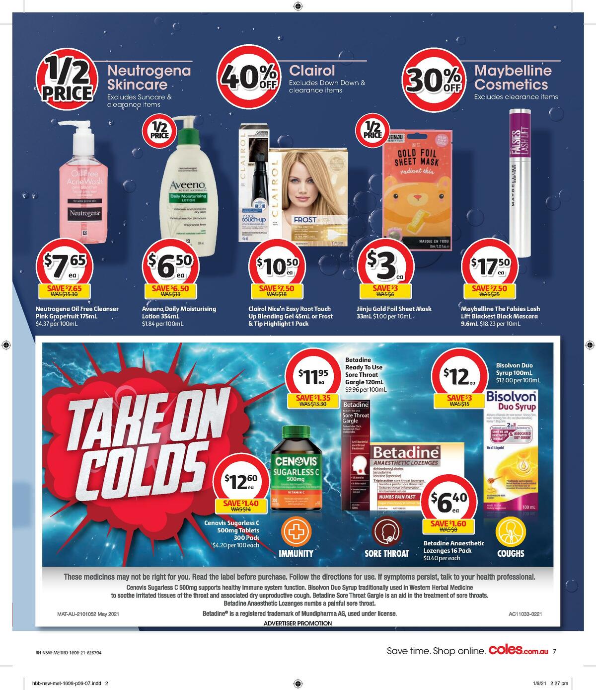Coles Health & Beauty Catalogues from 16 June