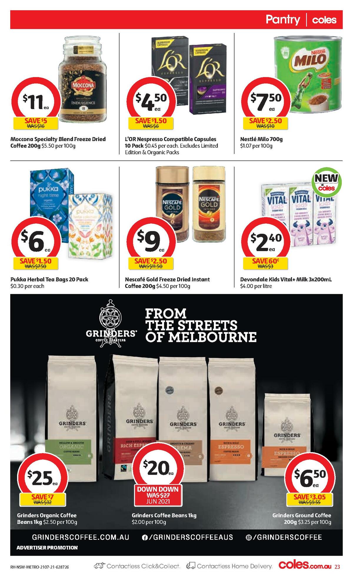 Coles Catalogues from 21 July