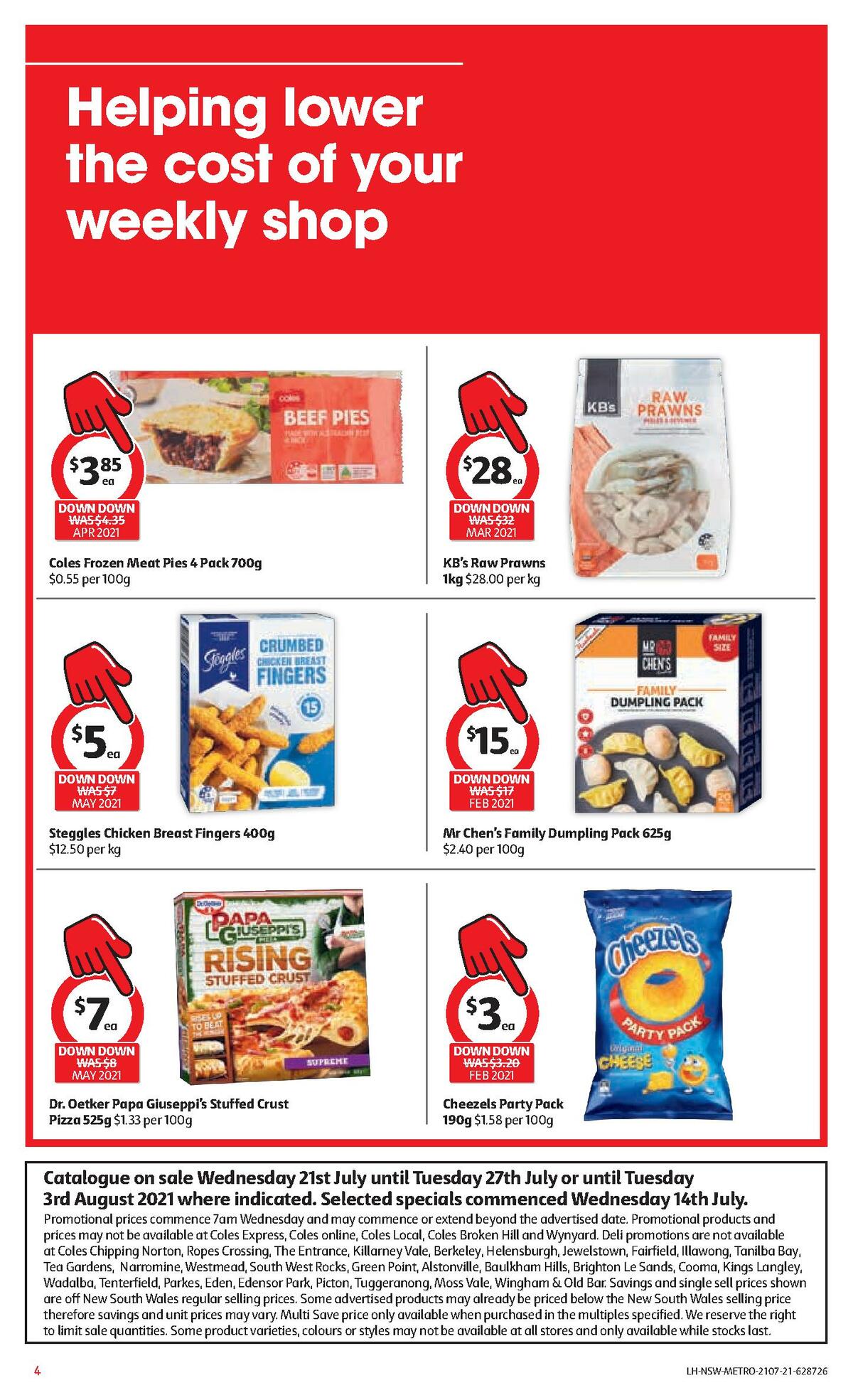 Coles Catalogues from 21 July