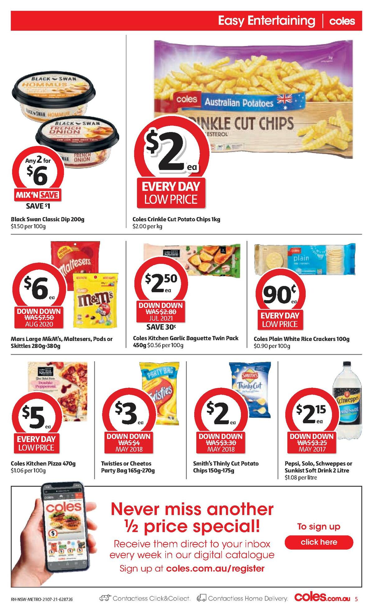 Coles Catalogues from 21 July