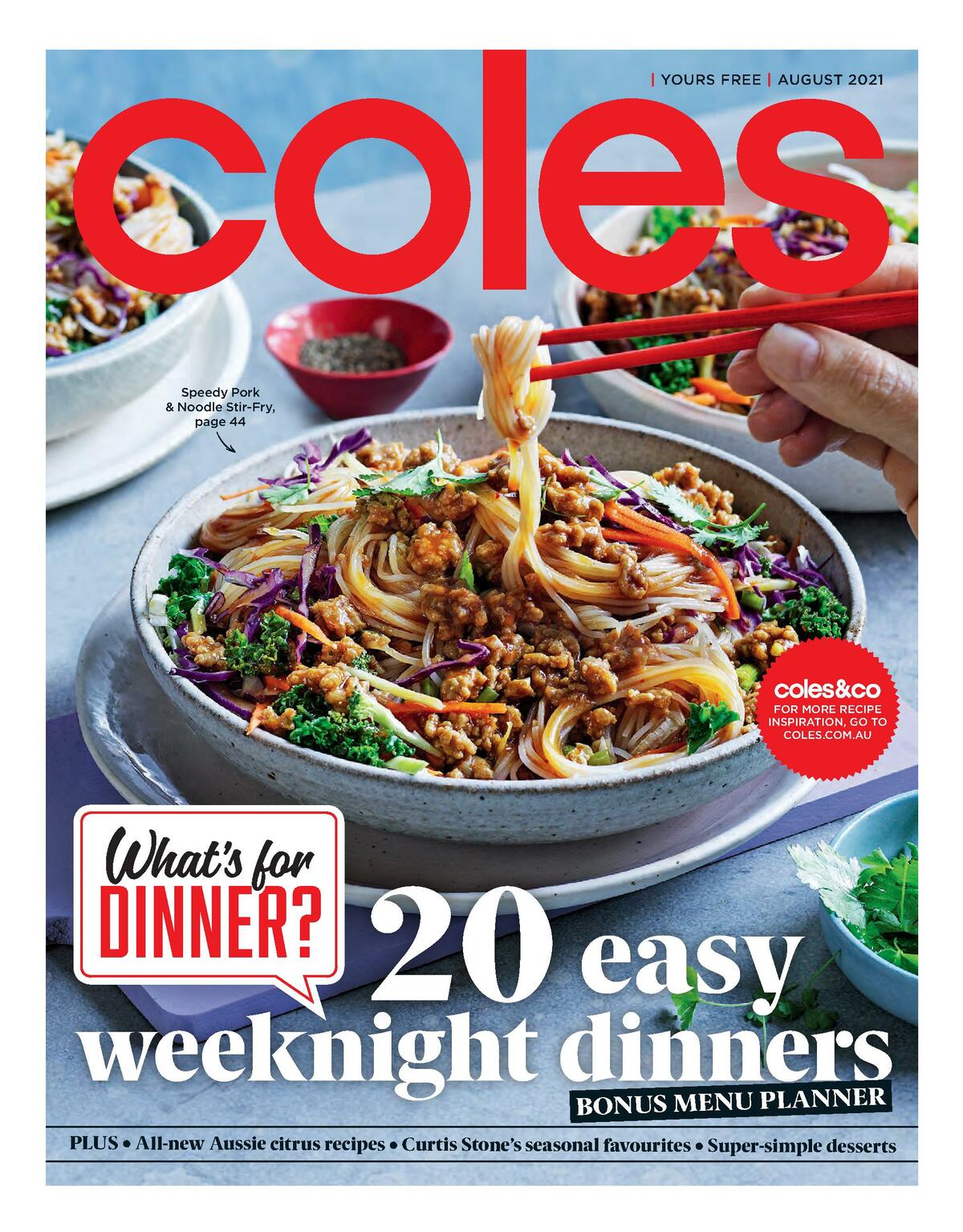 Coles Magazine August Catalogues from 1 August