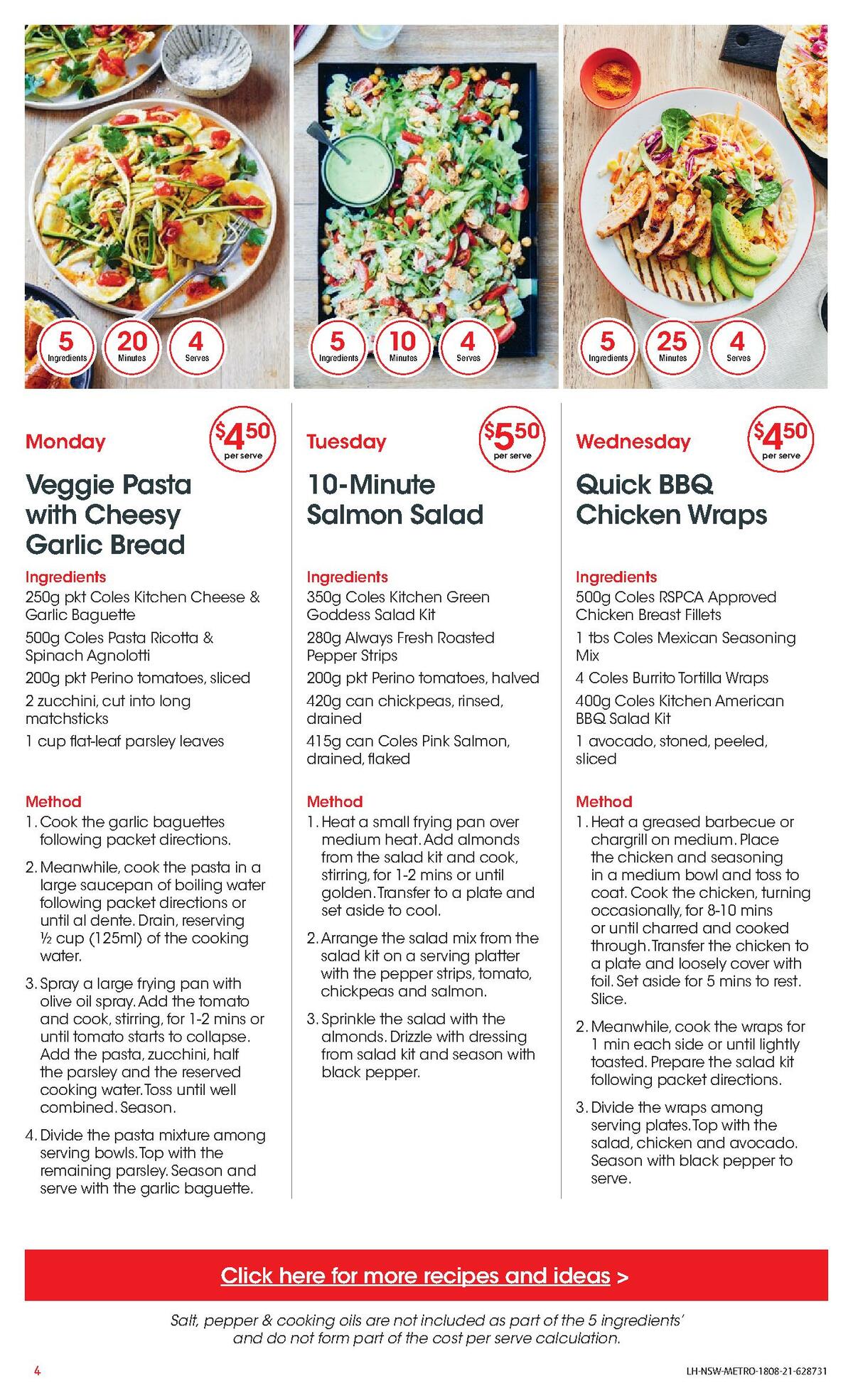 Coles Catalogues from 18 August