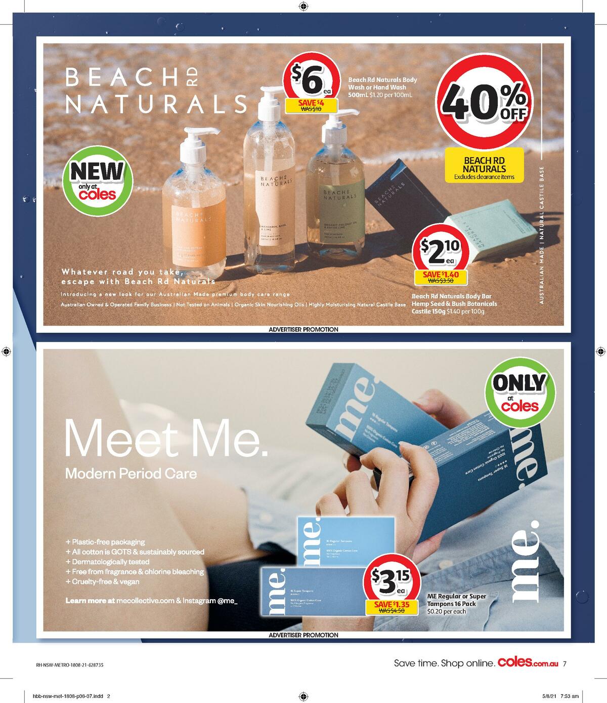 Coles Health & Beauty Catalogues from 18 August