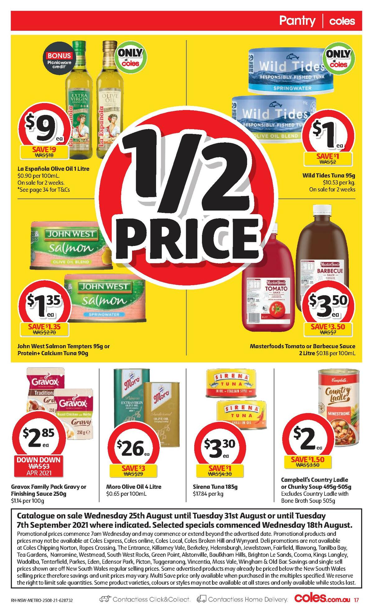 Coles Catalogues from 25 August