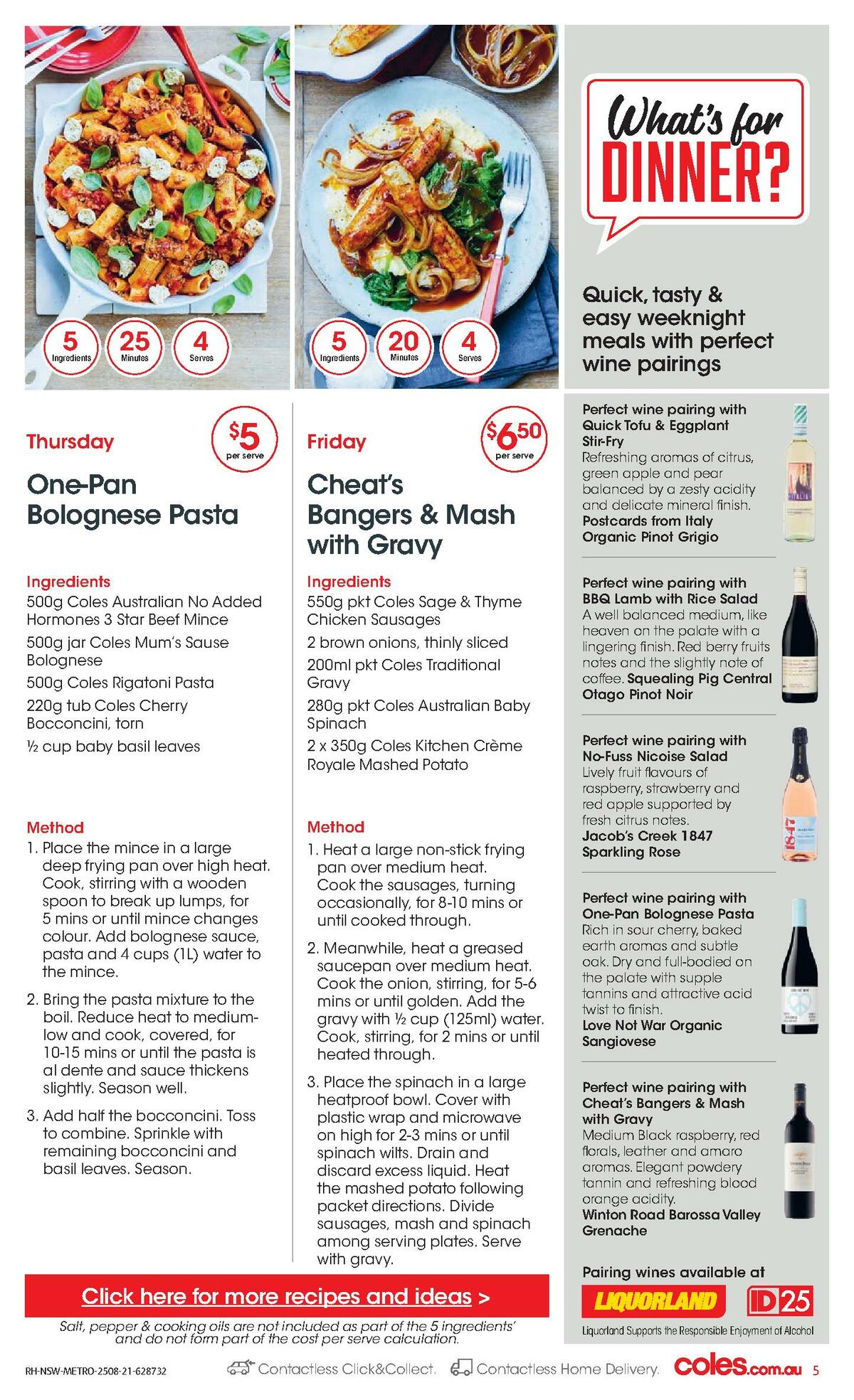 Coles Catalogues from 25 August