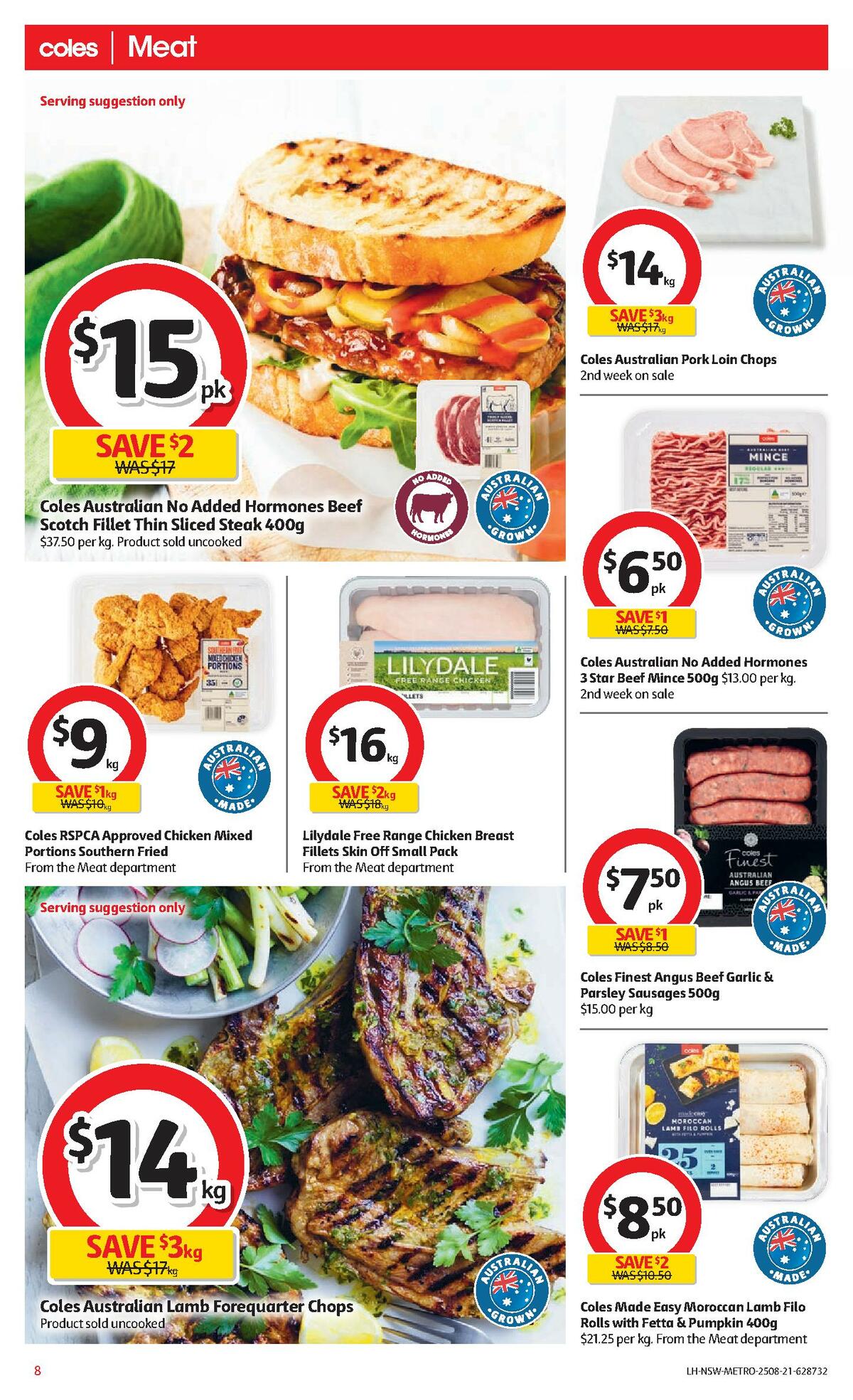 Coles Catalogues from 25 August