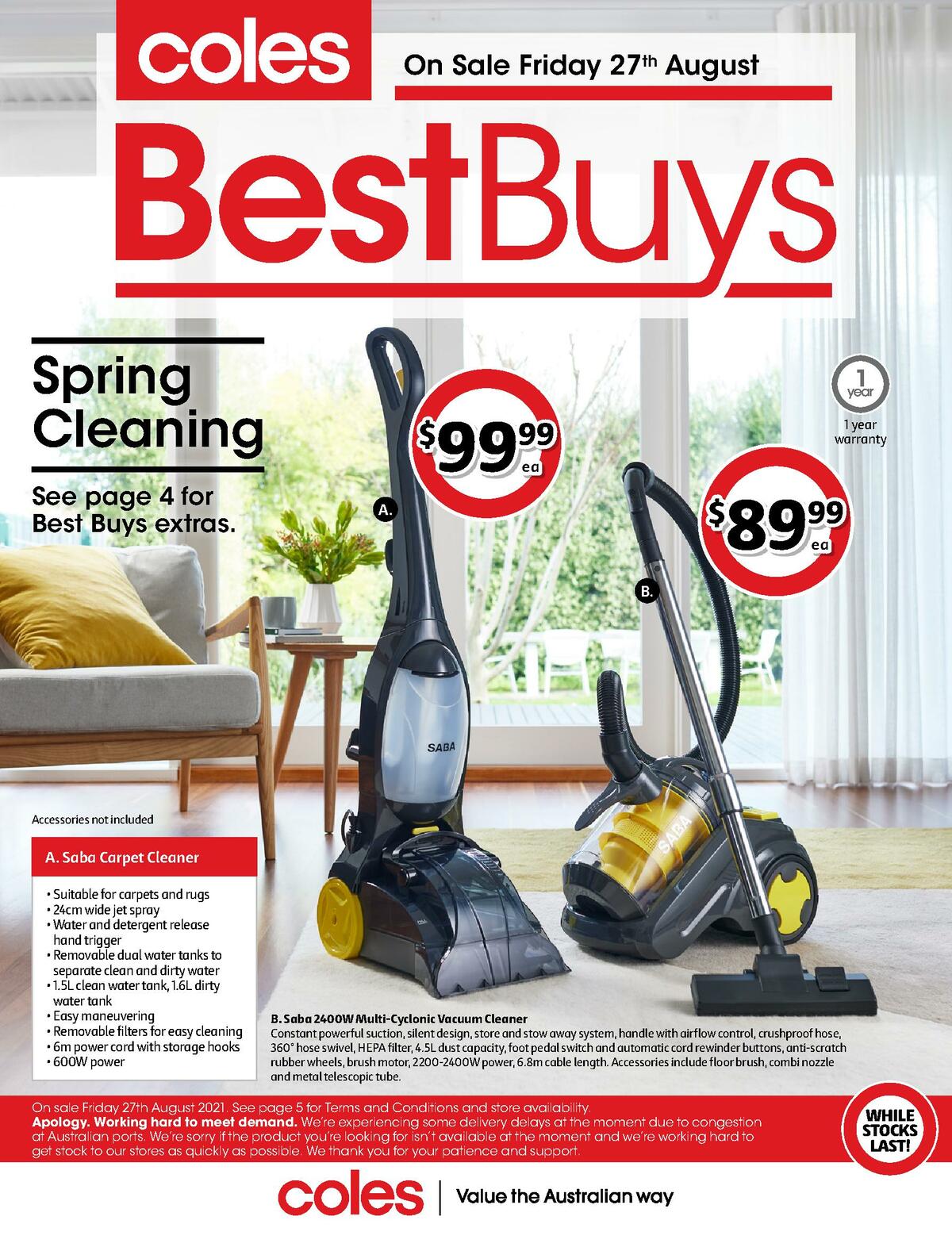 Coles Best Buys - Spring Cleaning Catalogues from 27 August