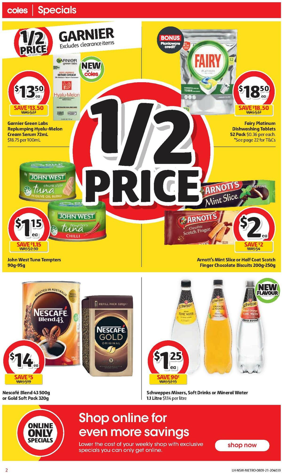 Coles Catalogues from 8 September