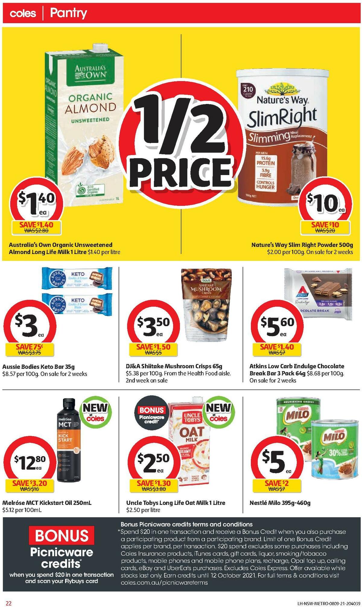 Coles Catalogues from 8 September