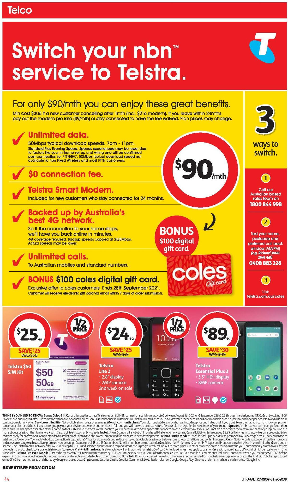 Coles Catalogues from 8 September