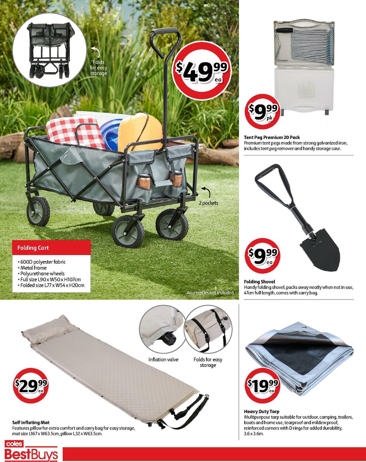 Coles Best Buys - Spring Camping sneak peek Catalogues from 10 September